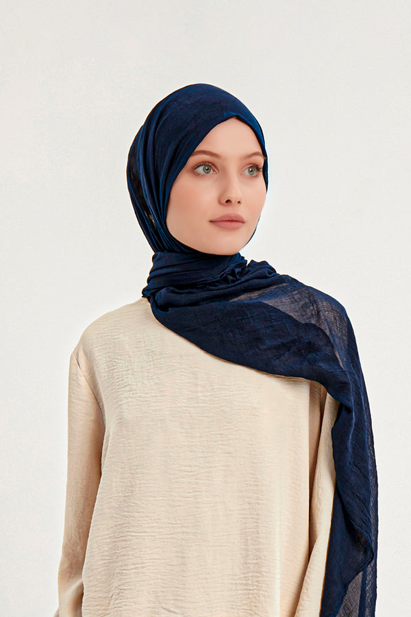 Ultra İnce Şal - Lacivert