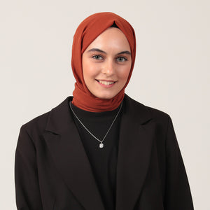 Bambu Pamuk Şal - Tarçın