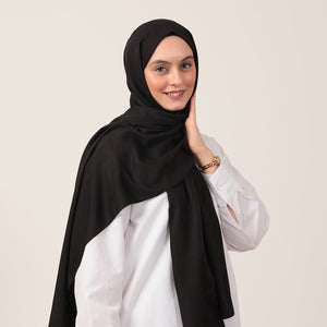 Soft Pamuk Şal - Siyah