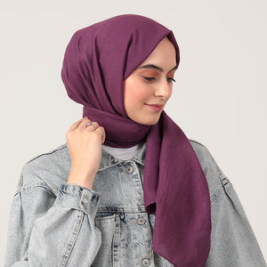 Organik Pamuk Şal - Mor