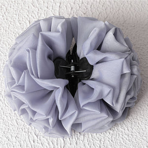 Kıskaçlı Topuz Tokası - Buz Beyazı