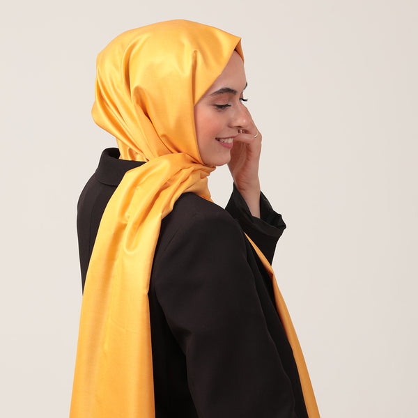%100 İpek Şal - Mango
