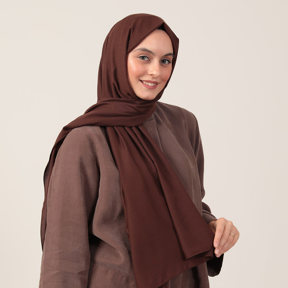 Soft Pamuk Şal - Acı Kahve