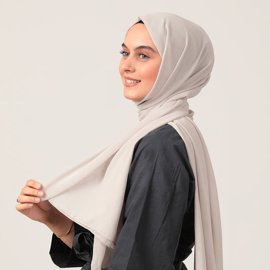Şifon Şal - Bej