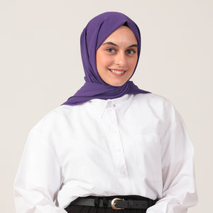 Şifon Şal - Mor