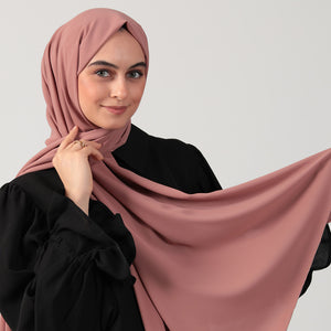 Medine İpeği Şal - Soğan Kabuğu