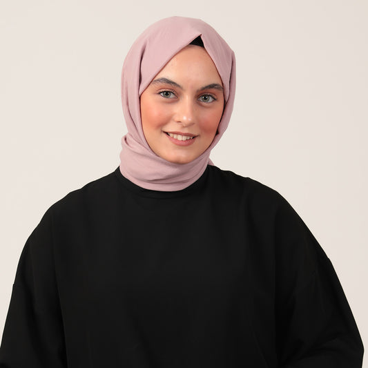 Bambu Pamuk Şal - Açık Lila