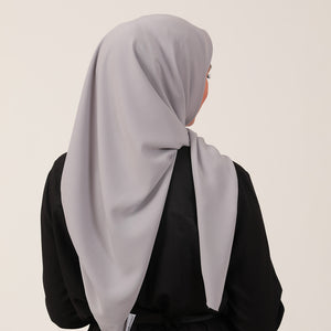 Medine İpeği Eşarp 110 X 110 Cm - Gri