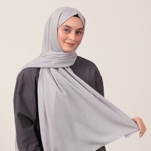 Soft Pamuk Şal - Gümüş