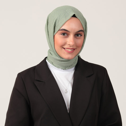 Bürümcük Şal - Mint Yeşili