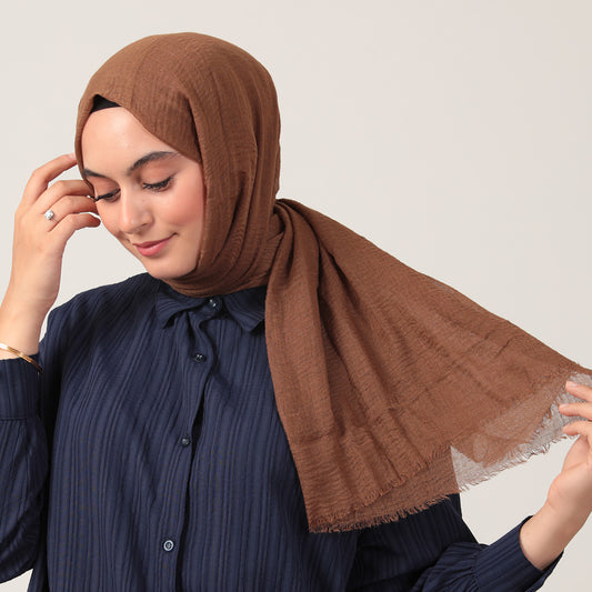 Bürümcük Şal - Çikolata Kahve