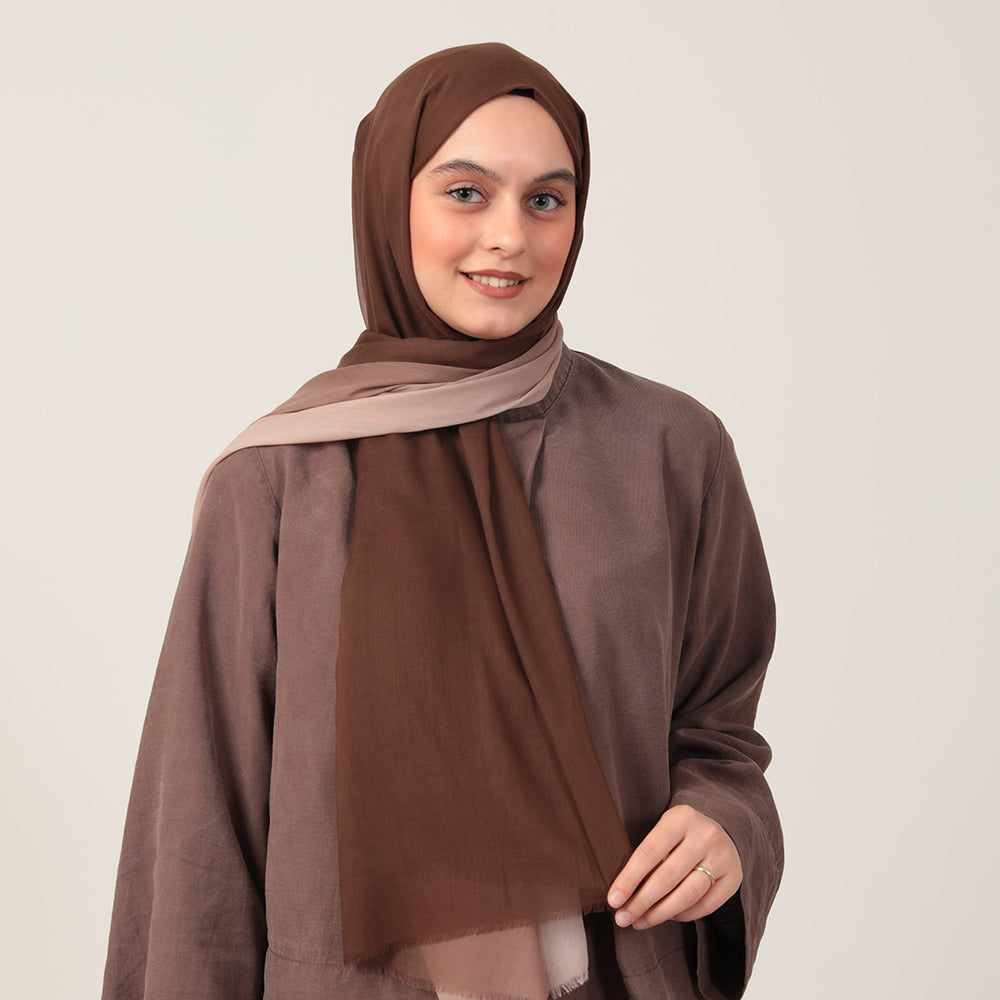 Degrade Şal - Acı Kahve