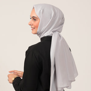 Pamuk Vual Şal - Gümüş