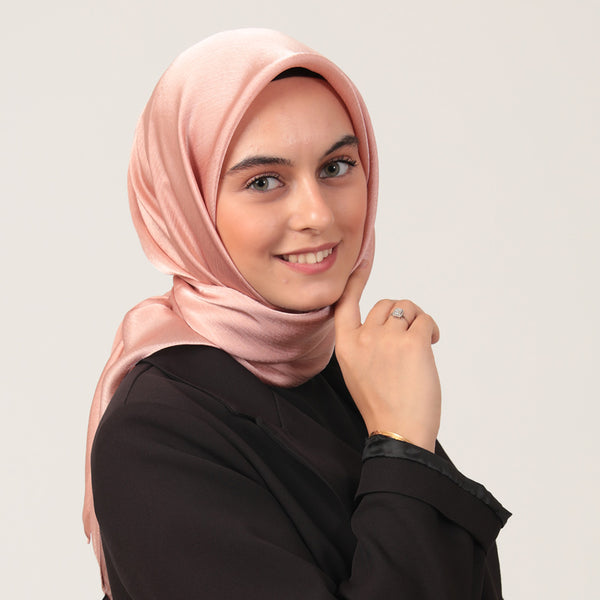 Abiye Eşarp - Pudra Pembesi