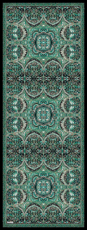 Vierra Desenli Şal - Ebedi Saraylar - Zümrüt Yeşili