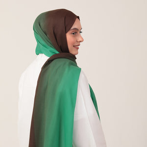 Degrade Şal - Benetton Kahve