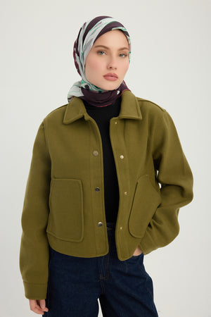 Vierra Desenli Eşarp - Düğümler ve Hikayeler - Bordo