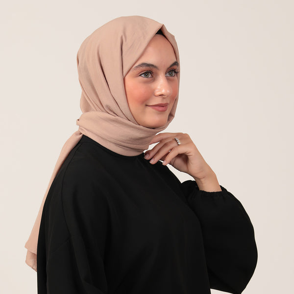 Bambu Pamuk Şal - Açık Vizon