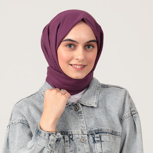 Organik Pamuk Şal - Mor