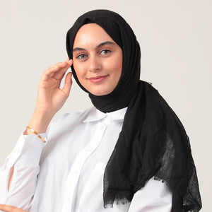 Bürümcük Şal - Siyah