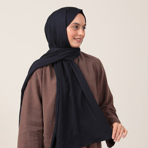 Soft Pamuk Şal - Lacivert