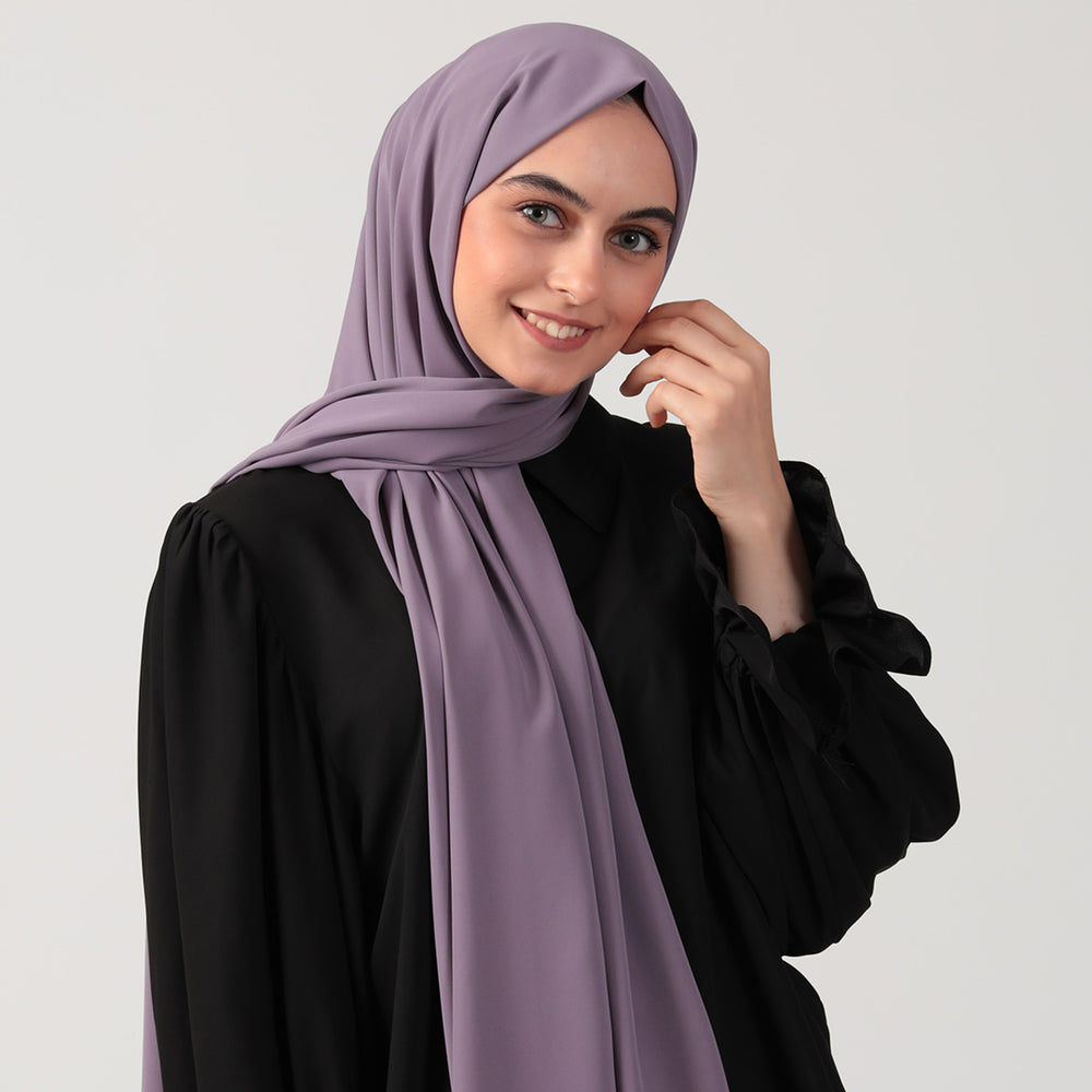 Medine İpeği Şal - Lila