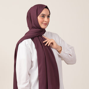 Soft Pamuk Şal - Mor