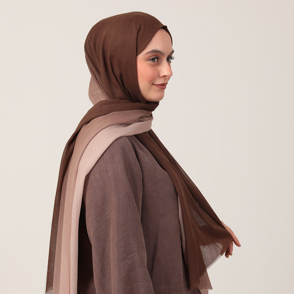 Degrade Şal - Acı Kahve