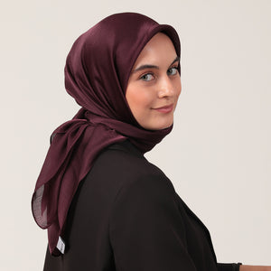 Abiye Eşarp - Patlıcan Moru