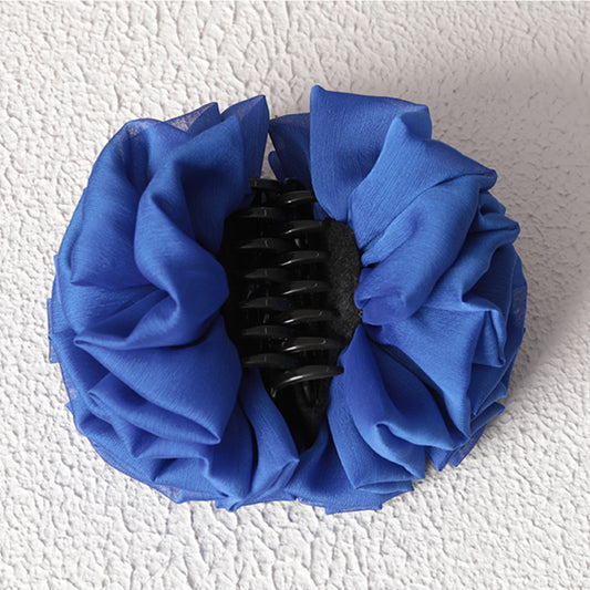 Kıskaçlı Topuz Tokası - Parlament Mavi