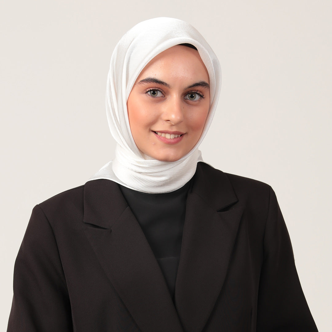 Abiye Eşarp - Beyaz