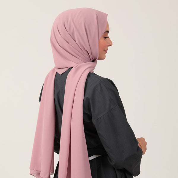 Şifon Şal - Pembe