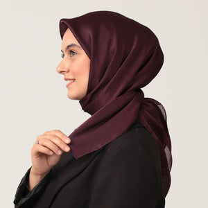 Abiye Eşarp - Patlıcan Moru