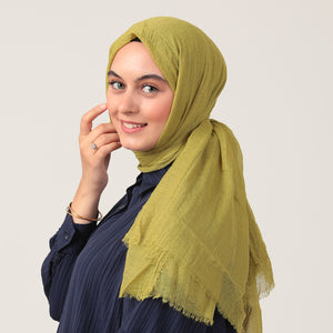 Bürümcük Şal - Olive