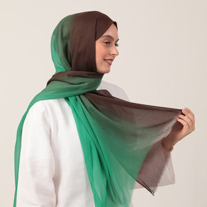 Degrade Şal - Benetton Kahve