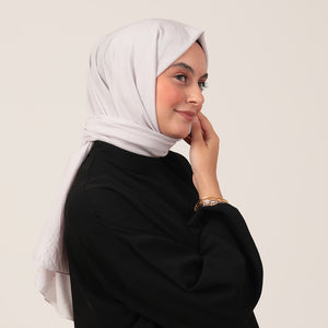 Bambu Pamuk Şal - Buz Beyazı