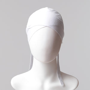 Çapraz Bandana Bone - Beyaz