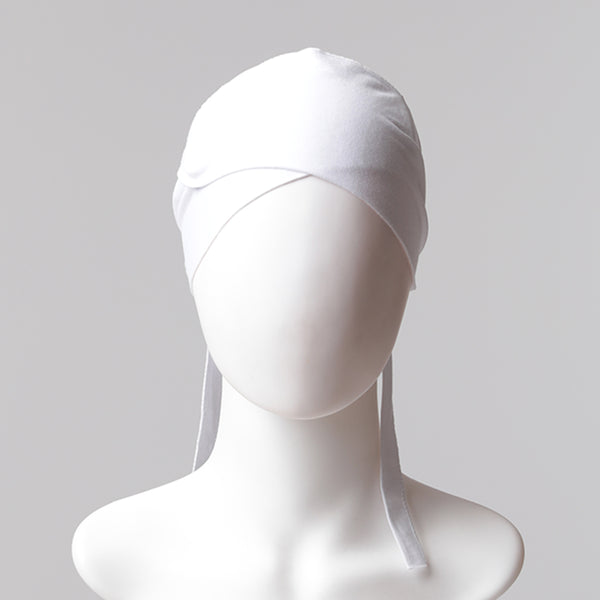 Çapraz Bandana Bone - Beyaz
