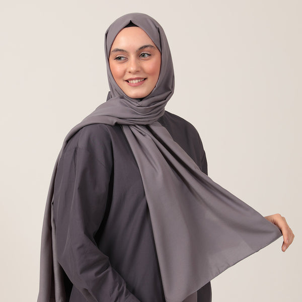 Soft Pamuk Şal - Füme