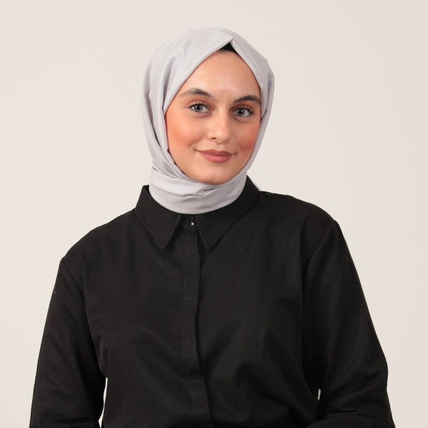 Pamuk Vual Şal - Gümüş