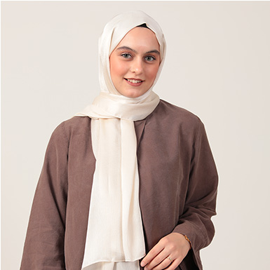 ipekistanbul - Abiye Şal - Krem