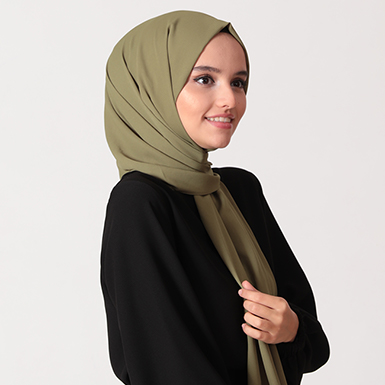 ipekistanbul - Beta Krep Şal - Olive