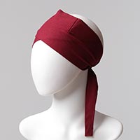 Çapraz Bandana Bone - Bordo - Thumbnail