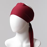 Düz Bandana Bone - Bordo - Thumbnail