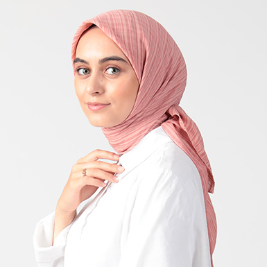 ipekistanbul - Pamuk Müslin Eşarp - Pudra
